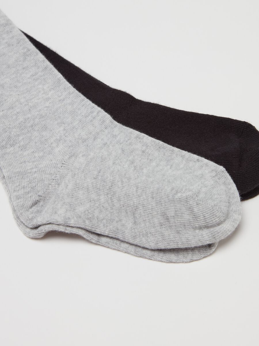 Two-pack tights in organic cotton_1