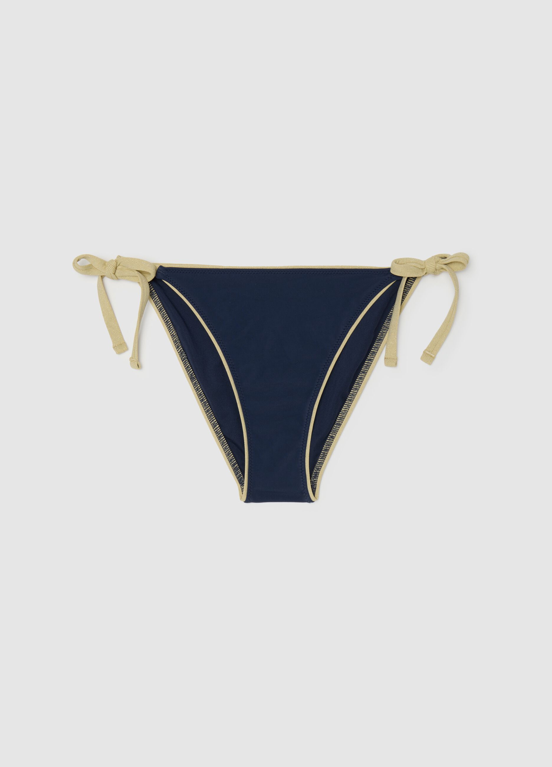 Slip bikini da donna in misto elasticizzato multicolor
