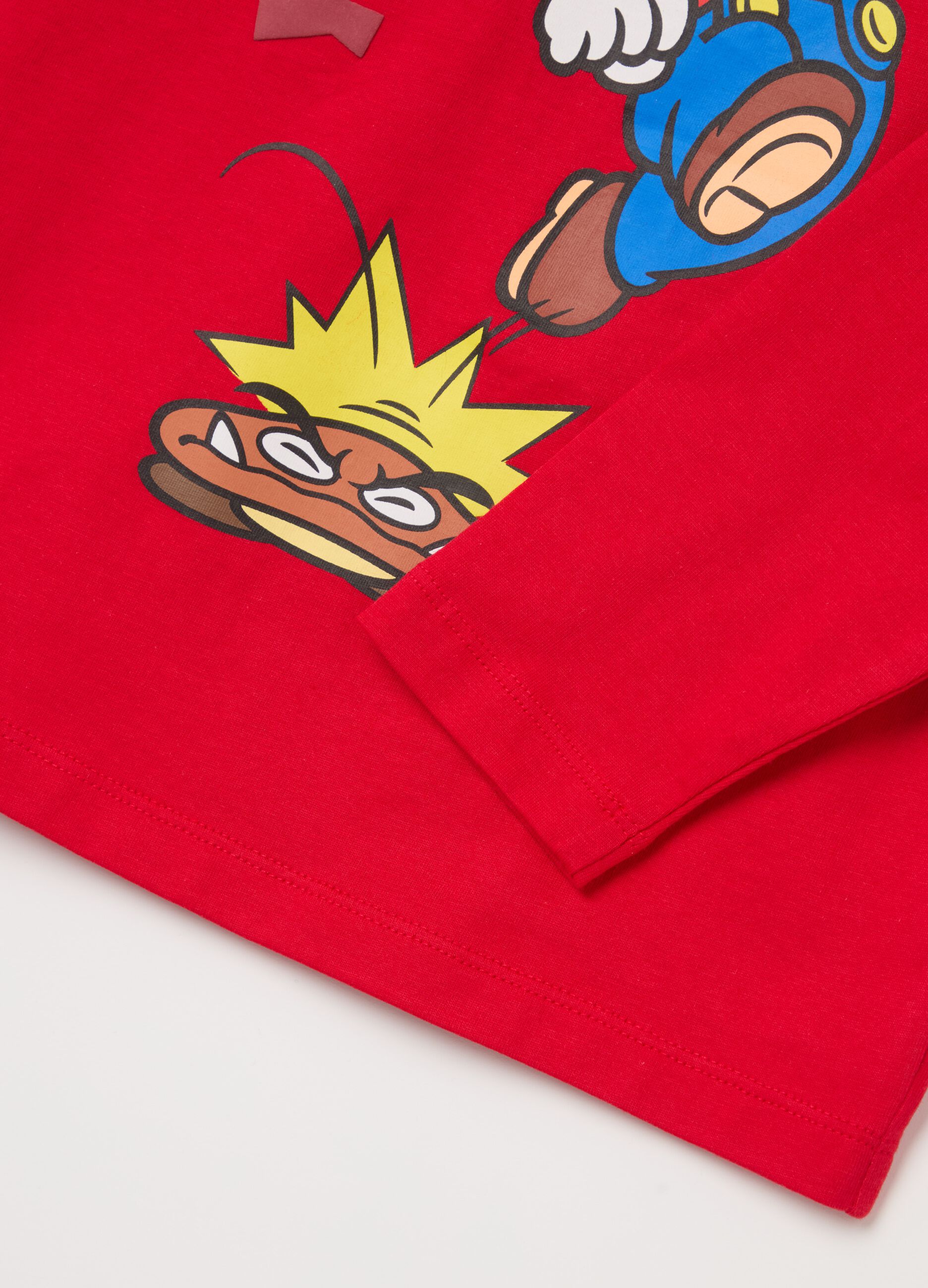 Long-sleeved T-shirt with Super Mario™ print