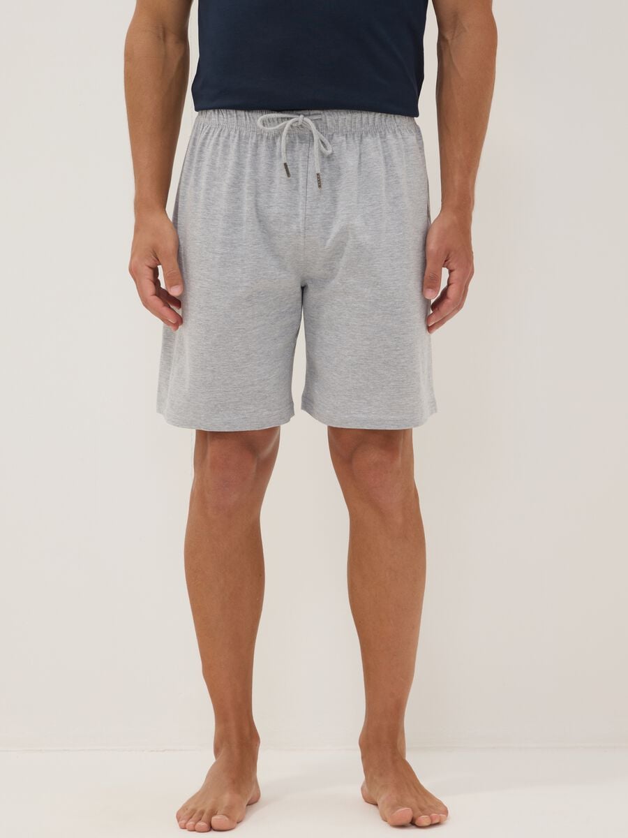 Bipack di pantaloncini pigiama multicolor in cotone organico_1