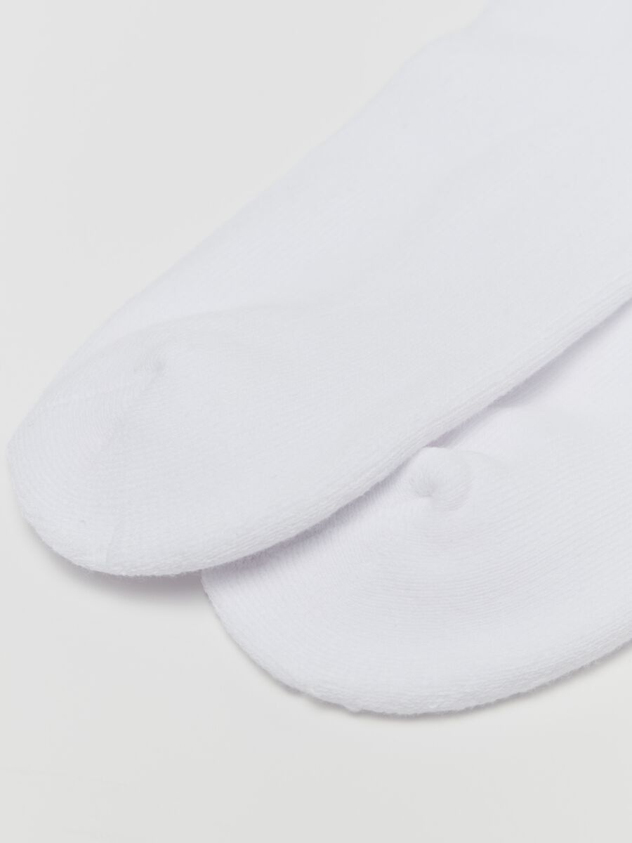 Three-pair pack tennis socks with striped bands_2