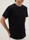 Black pure cotton short-sleeve T-shirt_2