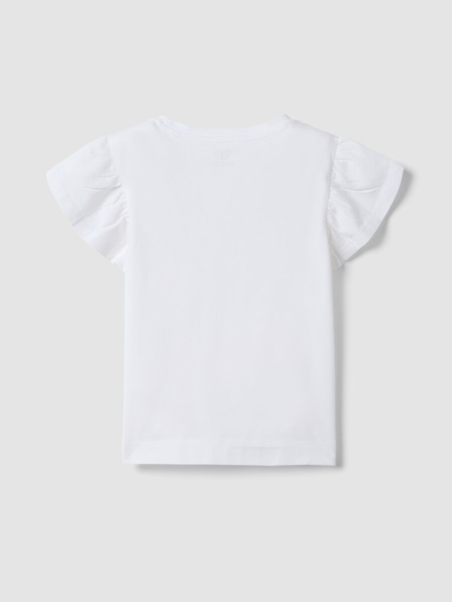 White short-sleeved pure cotton T-shirt_1