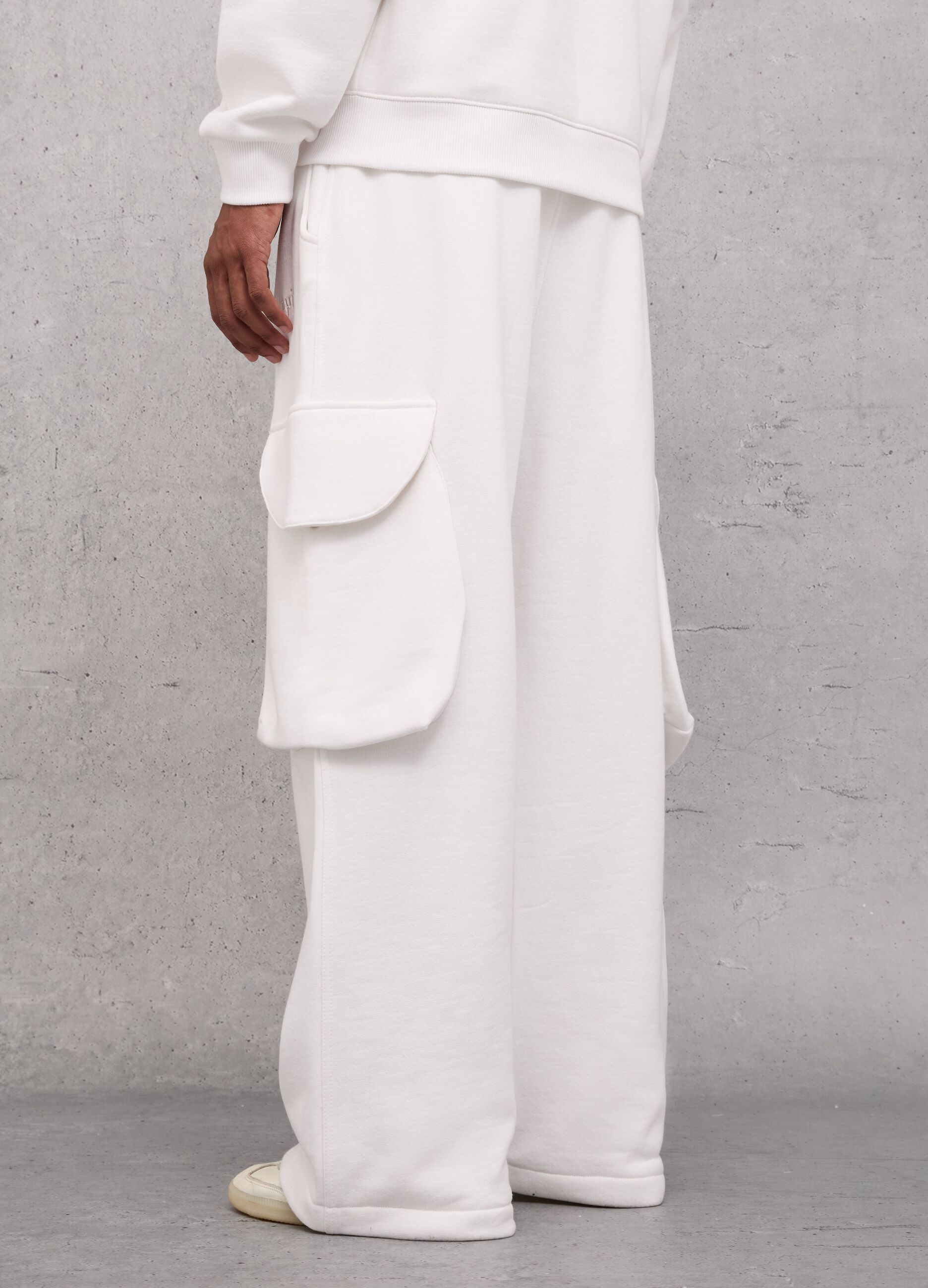 Cargo Sweatpants White