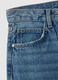 Jeans blu in puro cotone denim regular fit_5