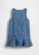 Cotton Denim Dress with Buttons_2