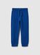 Children's pure cotton blue jogger trousers regular fit_0