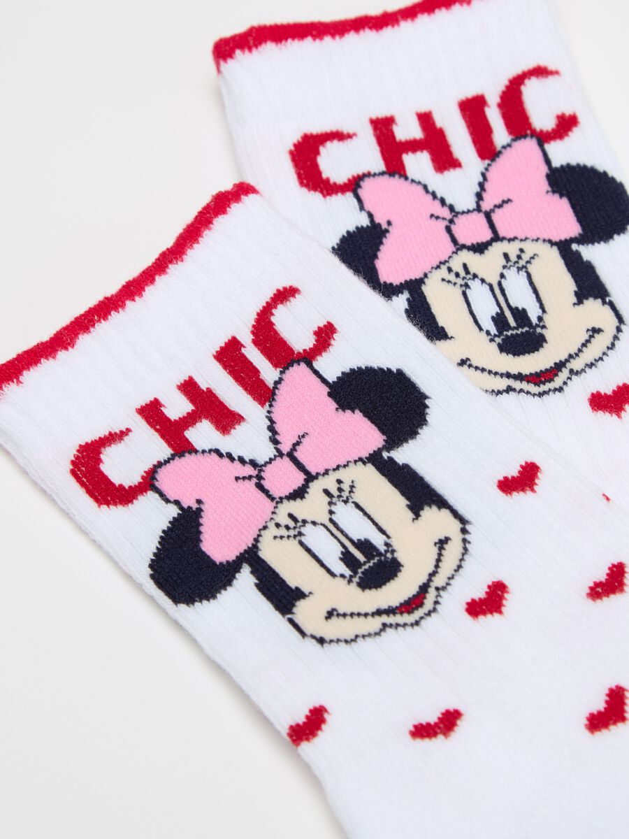Three-pair pack socks with Daisy Duck and Minnie Mouse design_1