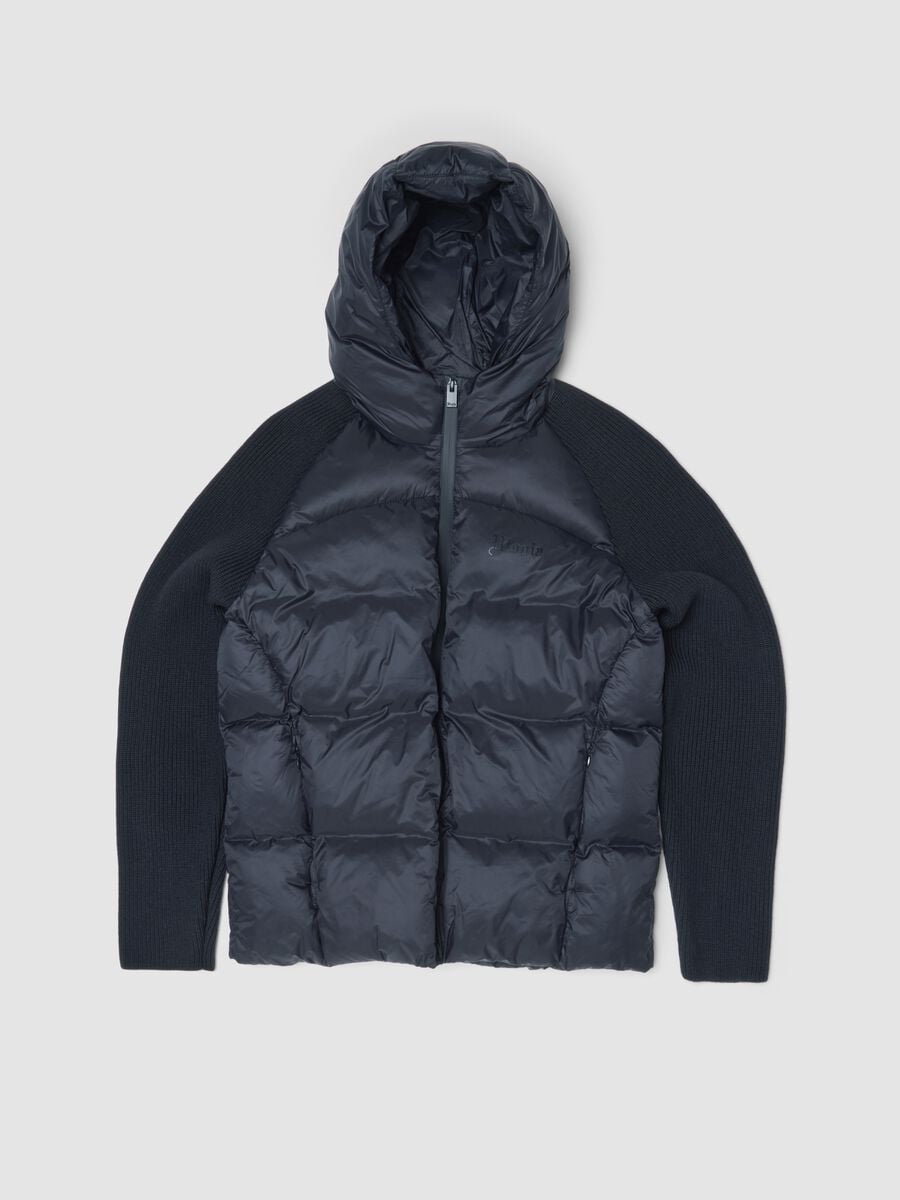 Padded Knit Jacket Black_0