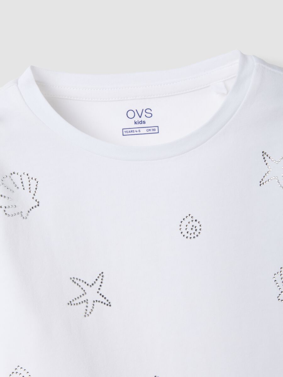 White short-sleeved pure cotton T-shirt_3