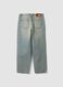 Light blue denim jeans in pure cotton, loose fit_2