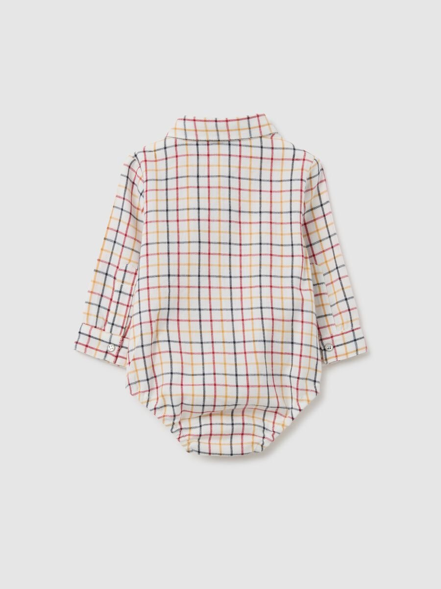 Newborn bodysuit in pure multicolour cotton_1
