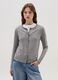 Cardigan with round neckline_1
