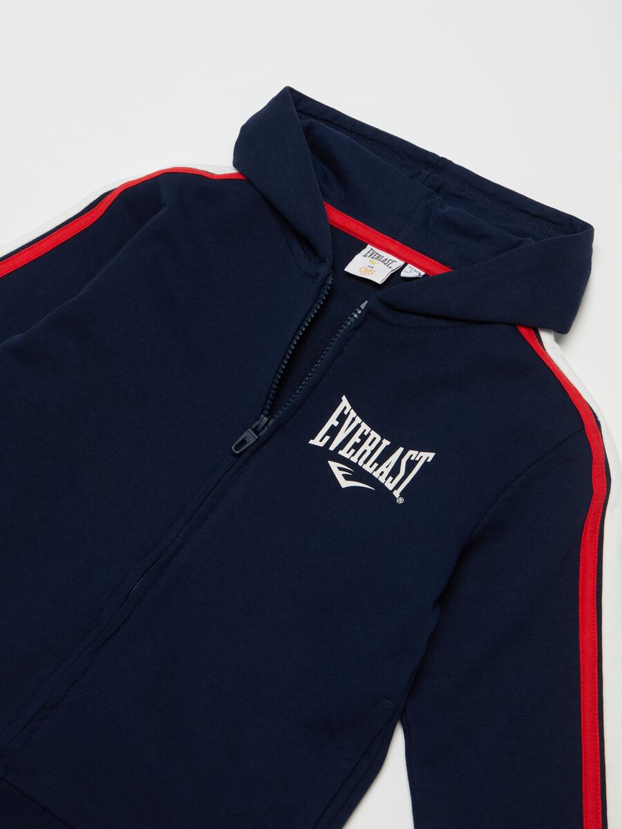 Full-zip hoodie with logo print_2
