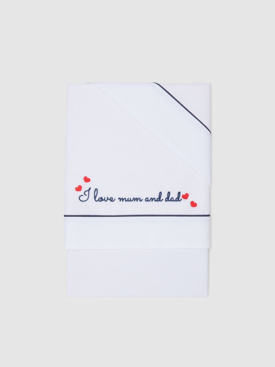 White cotton baby sheet_0