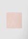 Pink organic cotton blanket with faux-fur jacquard pattern_0