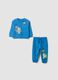 Blue pure cotton Toy Story print tracksuit set for boys_0