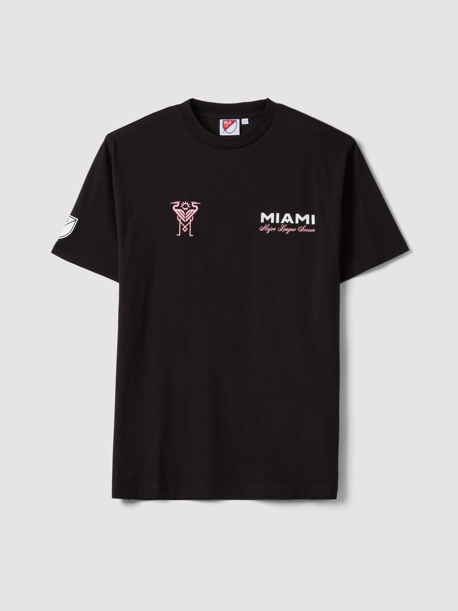 Black Pure Cotton Short Sleeve Regular Fit T-Shirt Inter Miami CF_4
