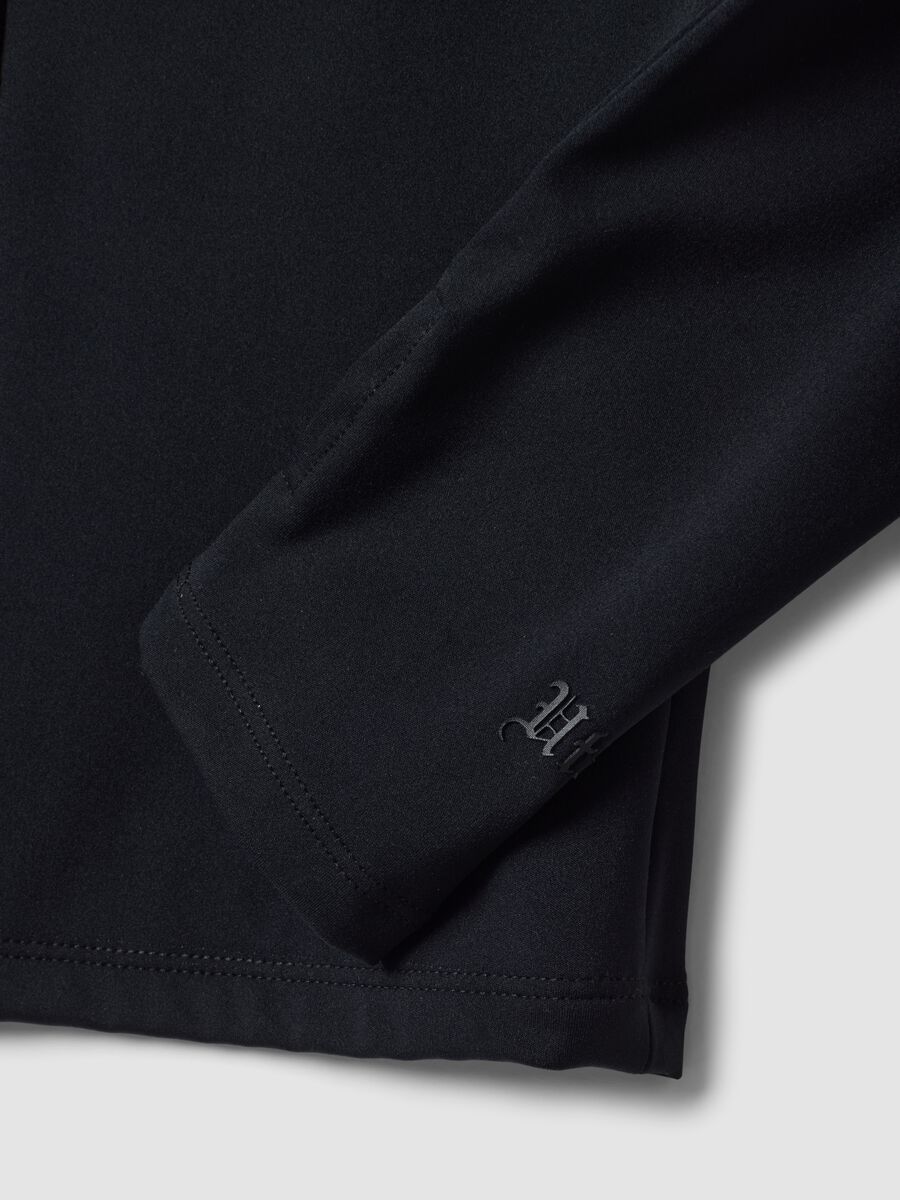 Full-Zip Yoga Hoodie Fitted Black_2