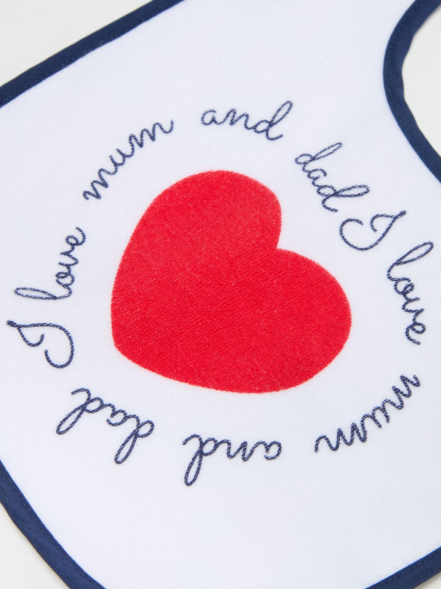 Two-pack I Love Mum & Dad bibs_1