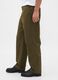 Green regular cotton trousers_3