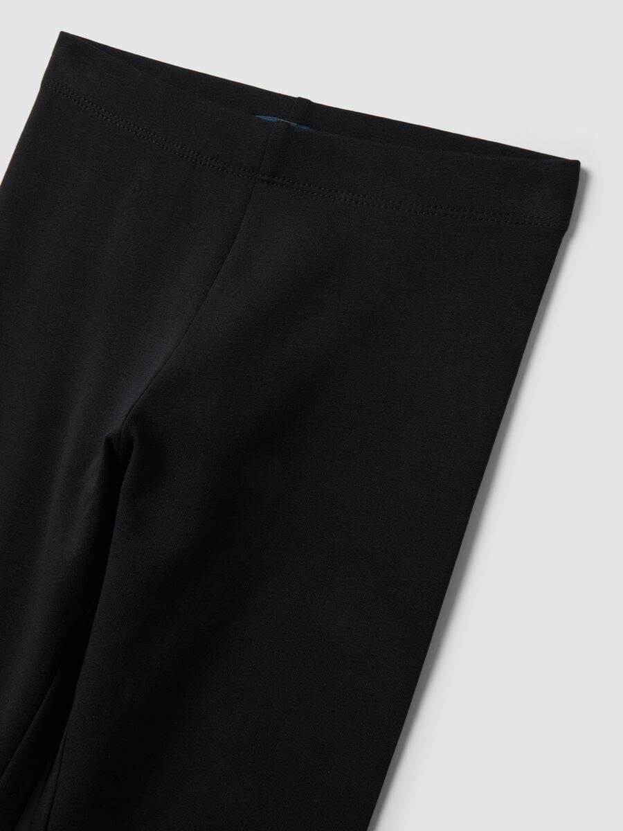Leggings neri in cotone elasticizzato_2