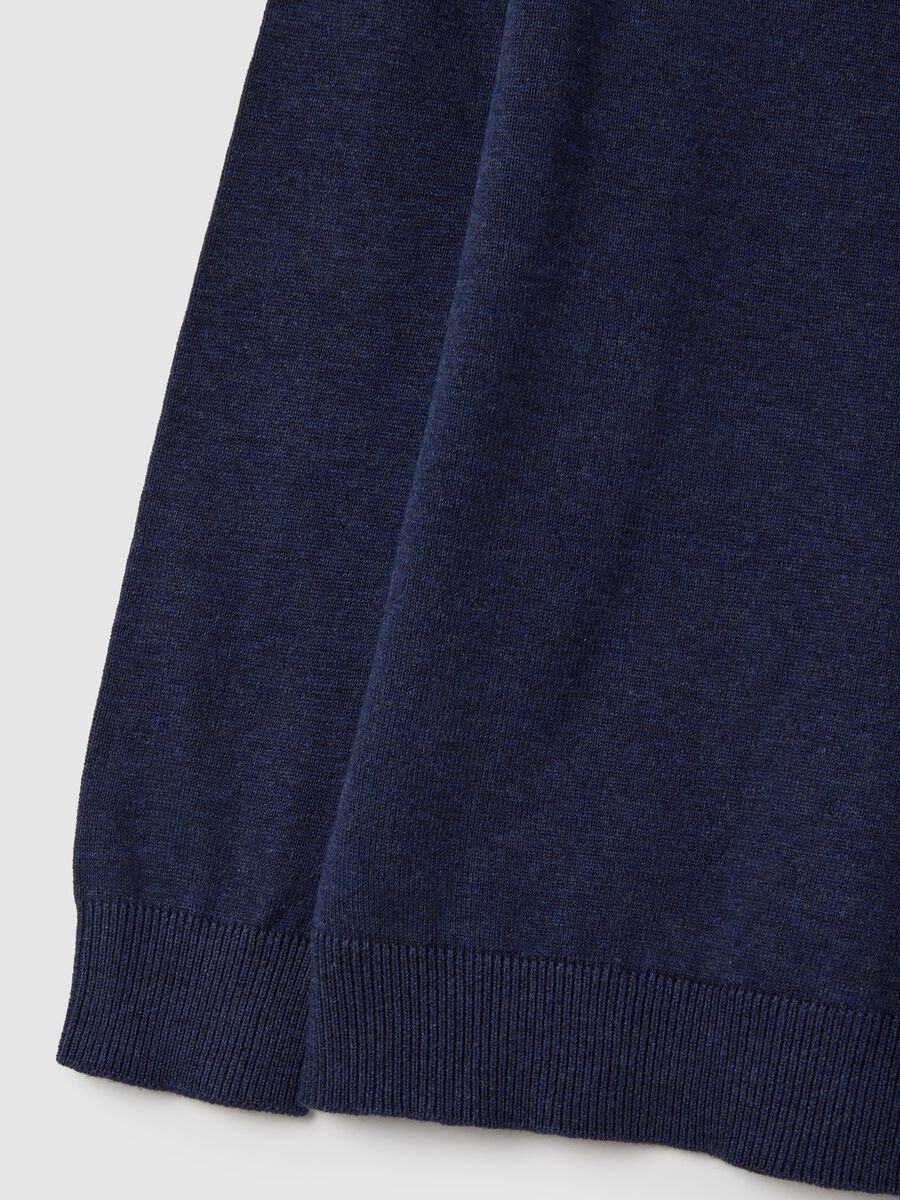 Children's blue cotton sweater regular fit_3
