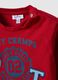Red pure cotton regular fit t-shirt for boys_2