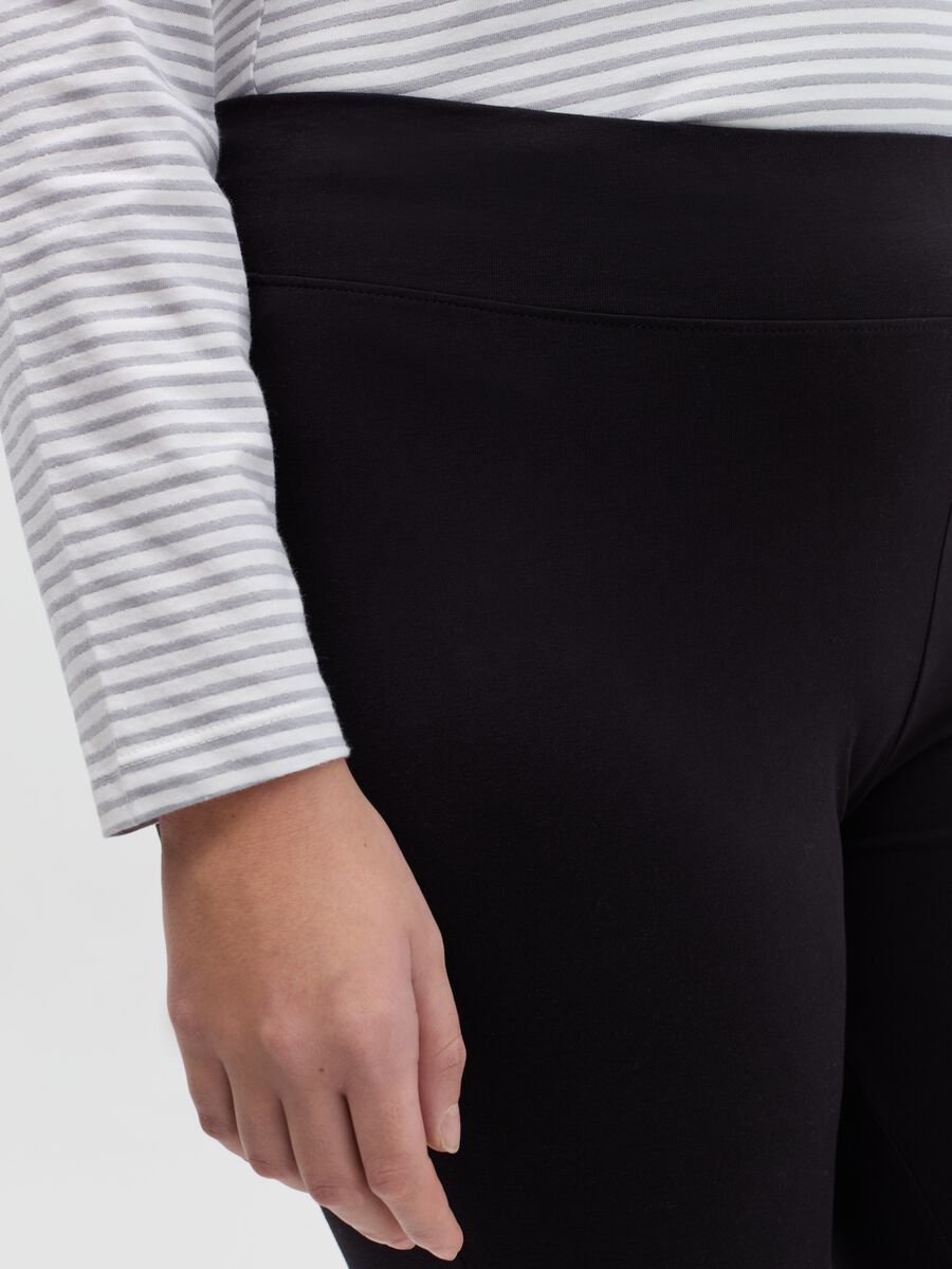 Curvy stretch cotton leggings_2