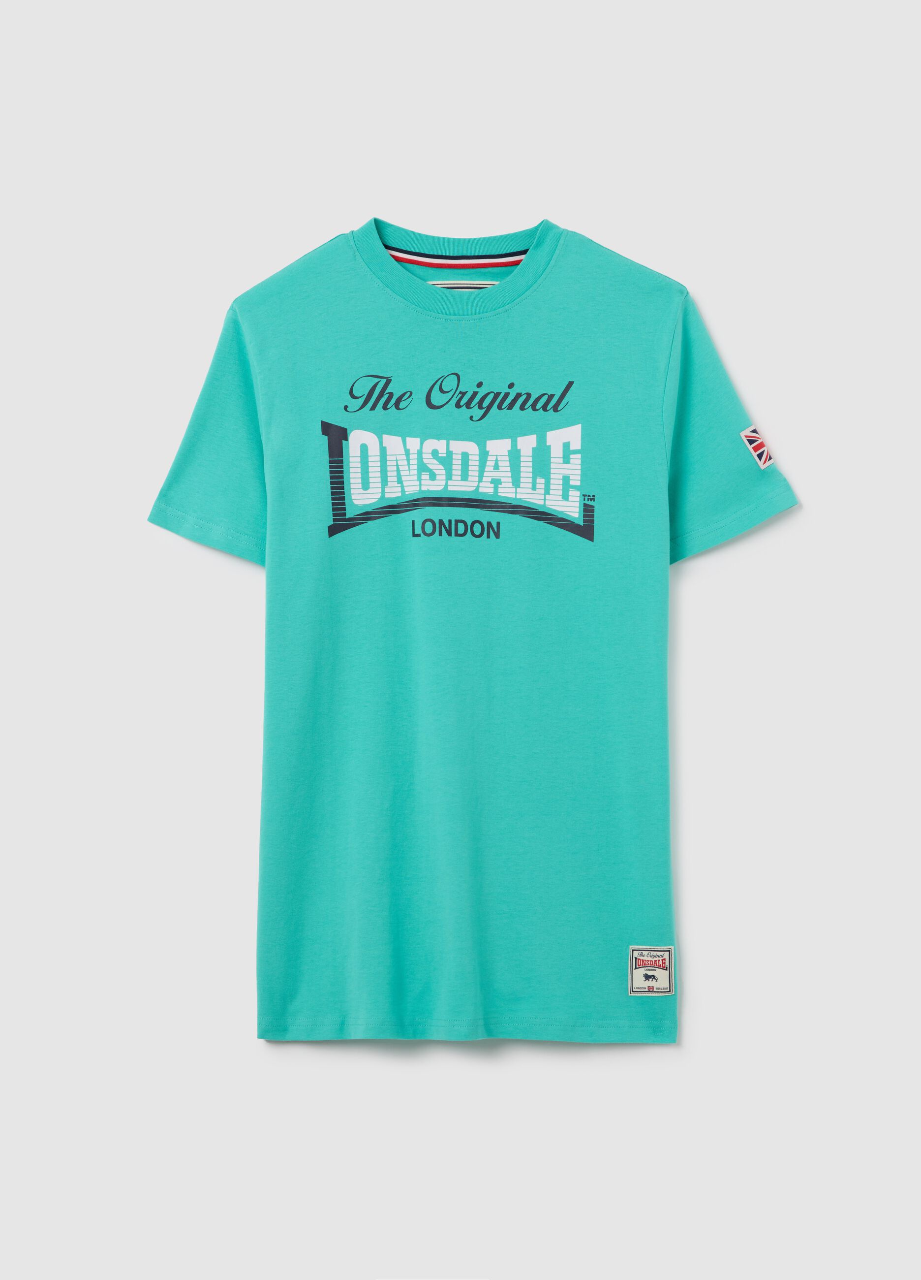 Cotton T-shirt with logo print