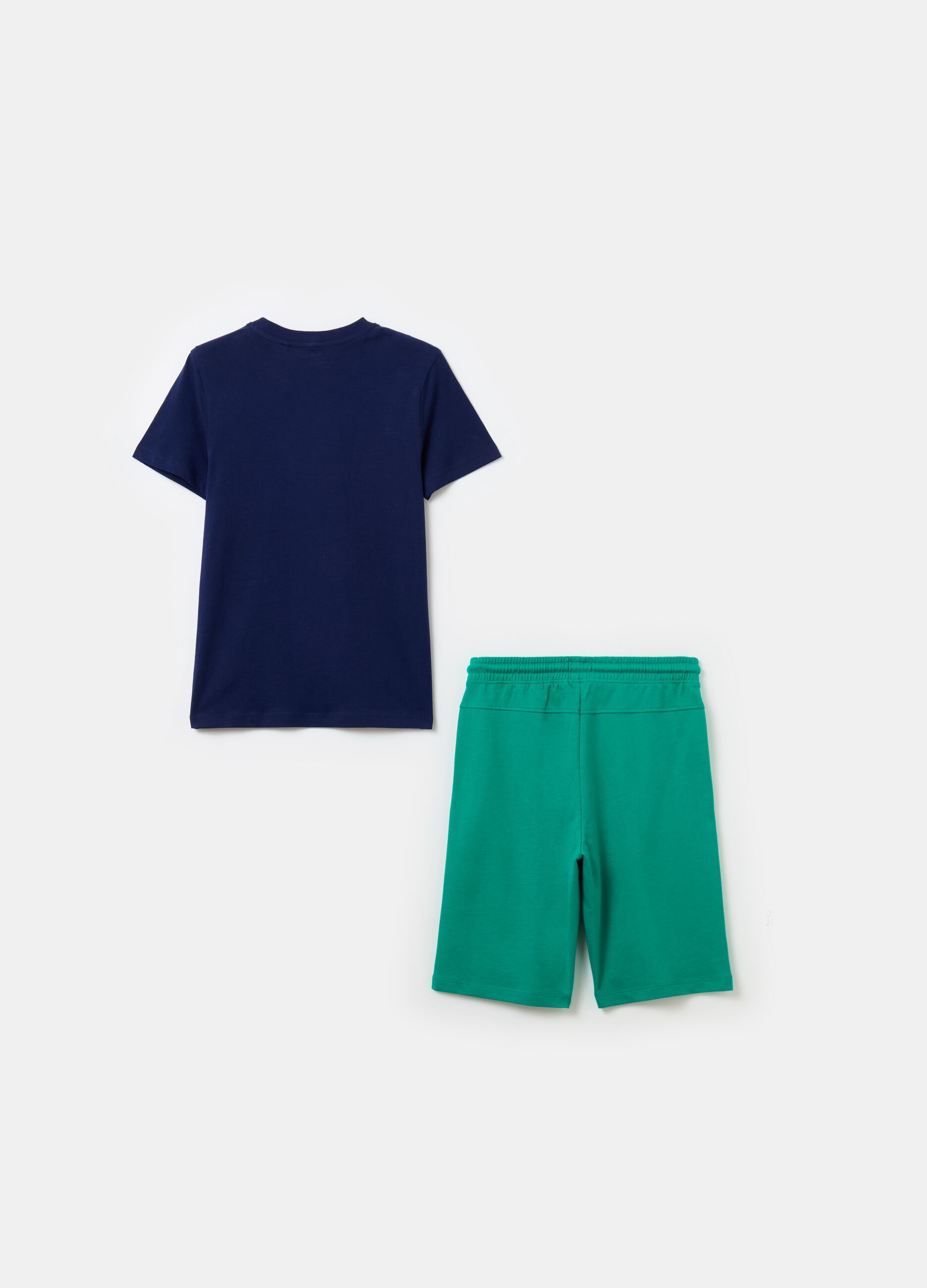 Jogging set with lettering print