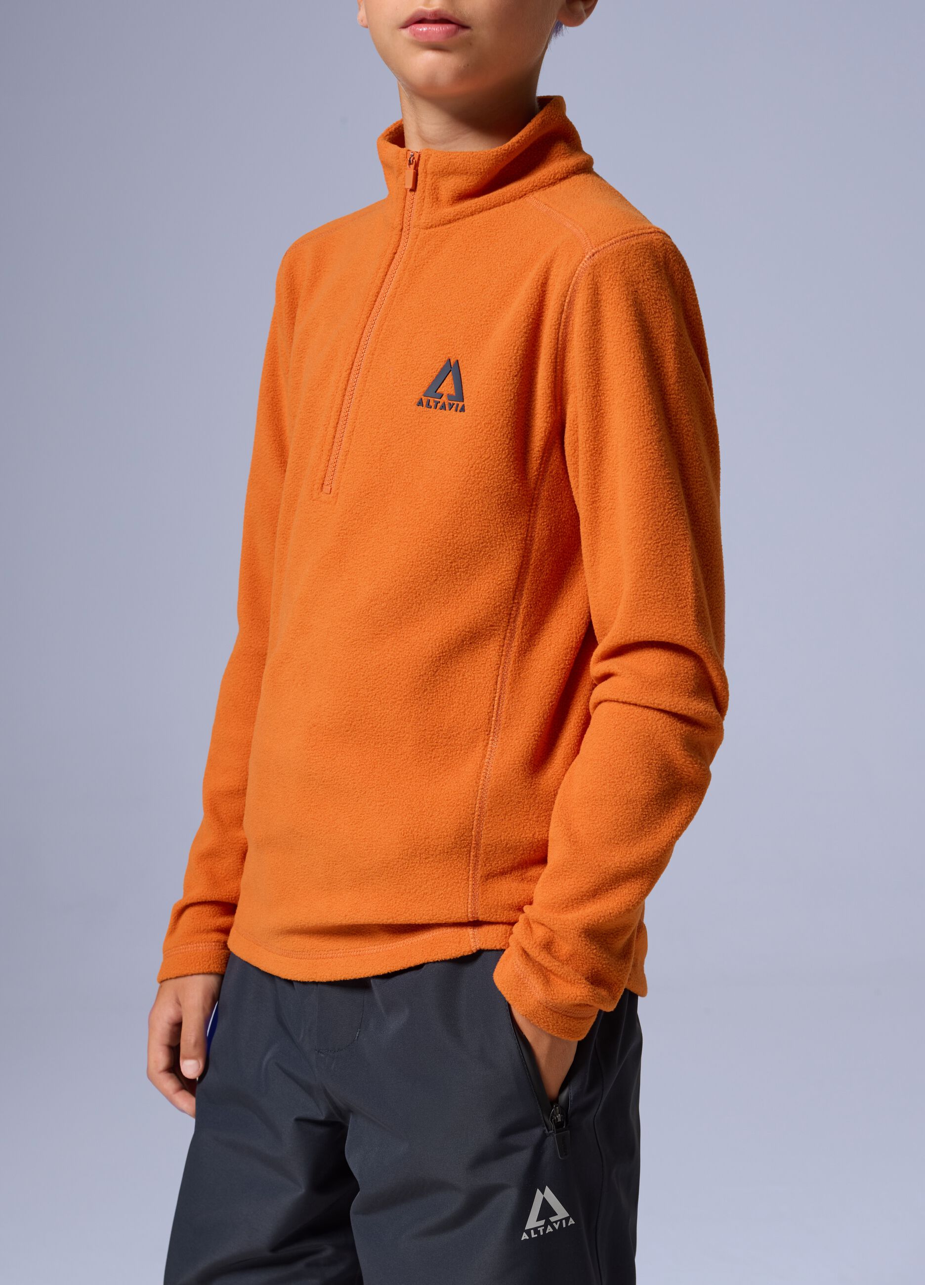 Pile half zip ALTAVIA WITH DEBORAH COMPAGNONI