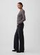 Jeans neri in puro cotone a gamba dritta over_3