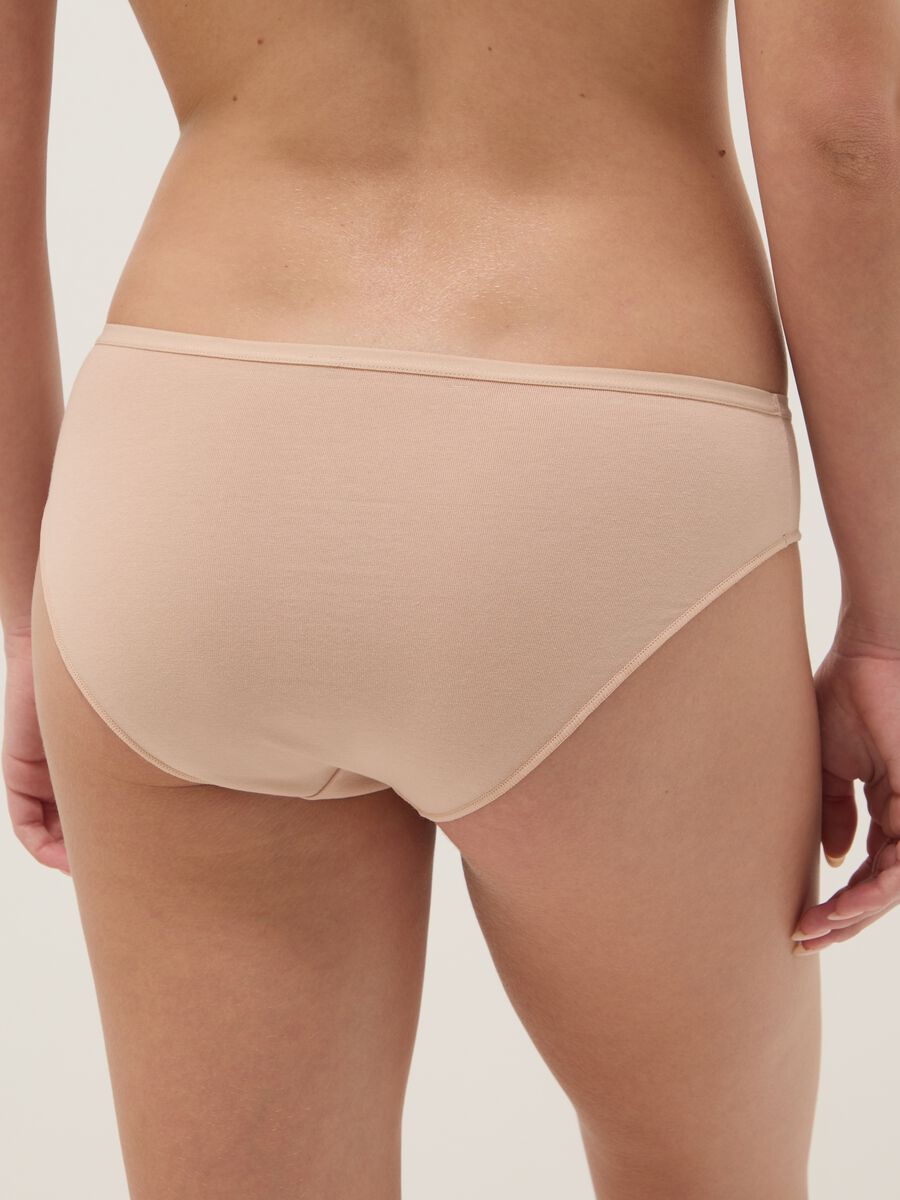 Multipack of multicolour briefs in stretch cotton regular fit_2