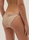 Beige tie-side bikini bottoms in stretch fabric_2