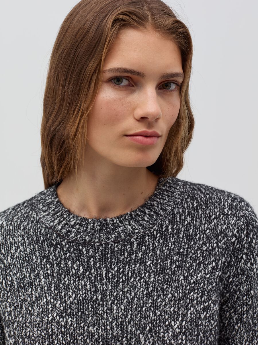 Mélange pullover in lurex_3