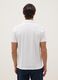 White pure cotton polo shirt regular fit_2