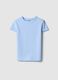 Girls' blue cotton blend t-shirt regular fit_3