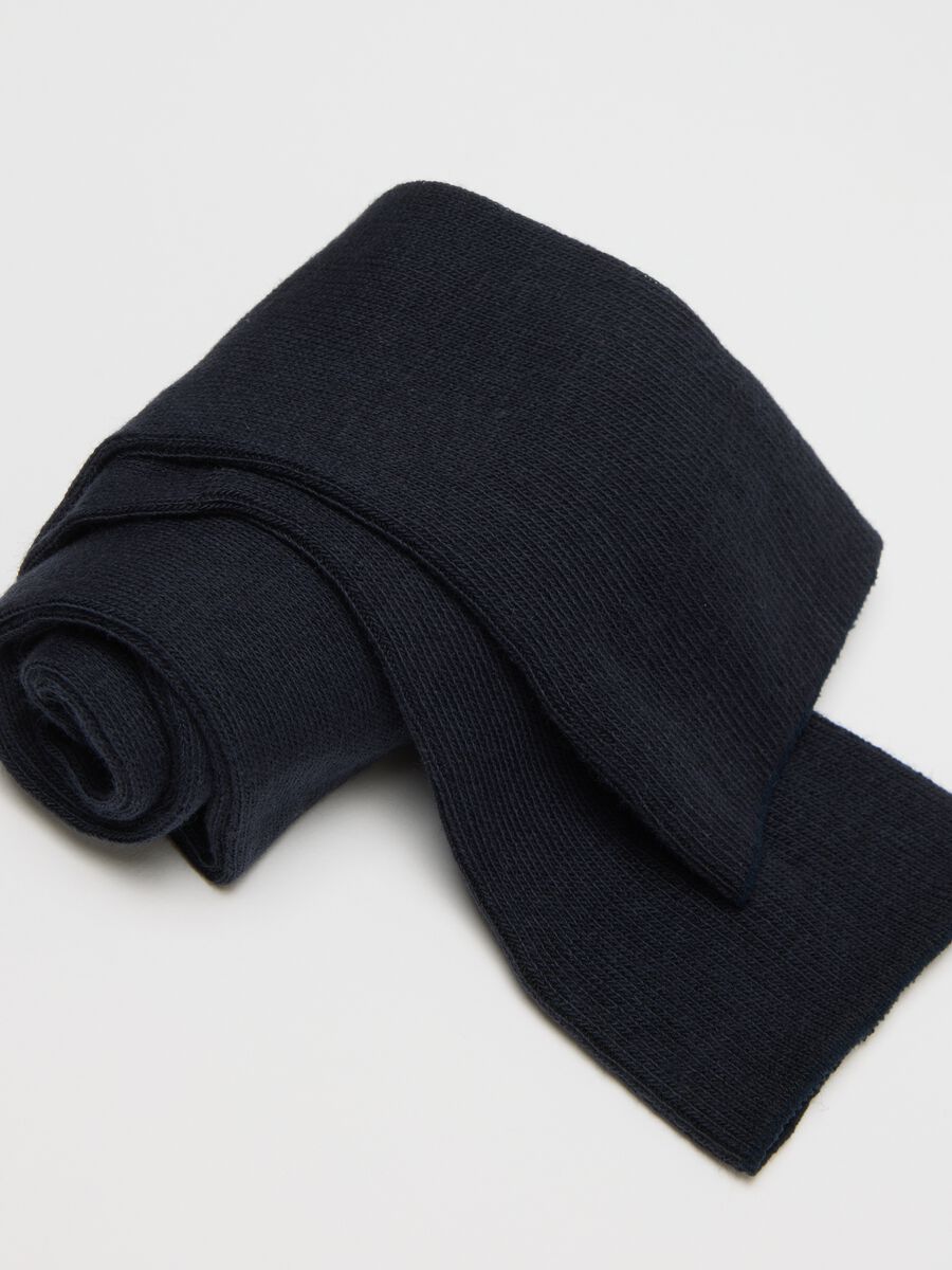 Two-pack of long blue cotton socks_2