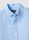 Light blue linen and cotton blend boys&rsquo; shirt, regular fit_2