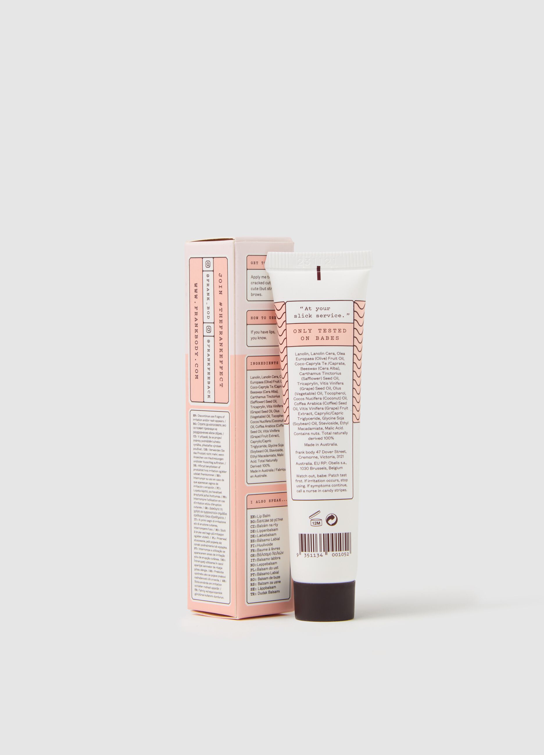 Balsamo labbra multi-uso 100% naturale