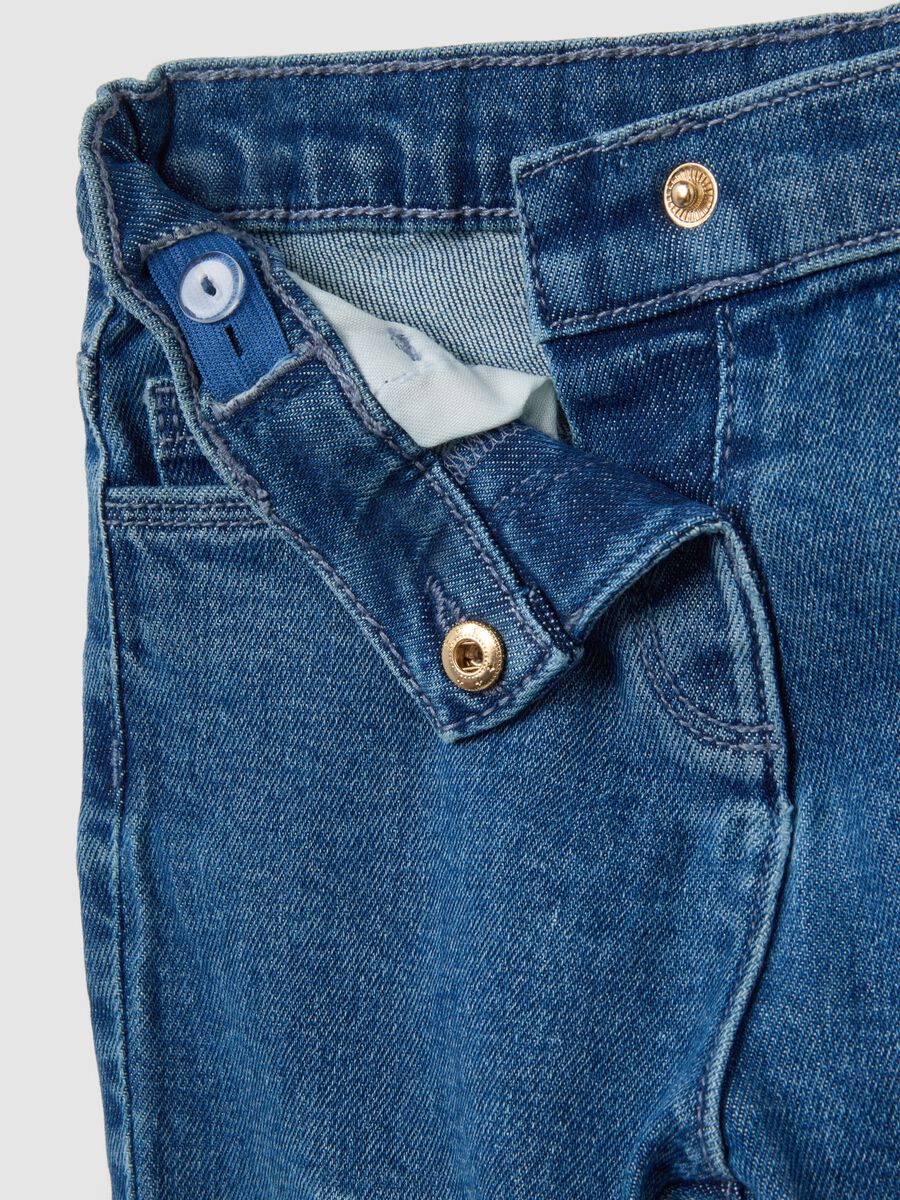 Stretch Denim Trousers with Minnie_2