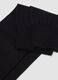 Black long socks in stretch cotton_1