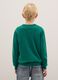 Kids' green pure wool sweater regular fit_1