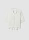 White long-sleeve regular-fit shirt with band collar_4