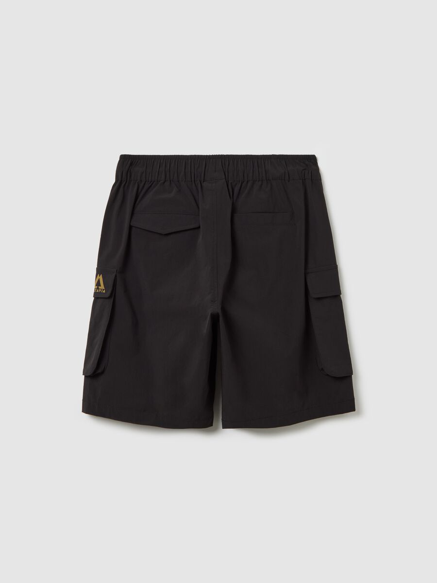 ALTAVIA WITH DEBORAH COMPAGNONI cargo Bermuda shorts with drawstring_5