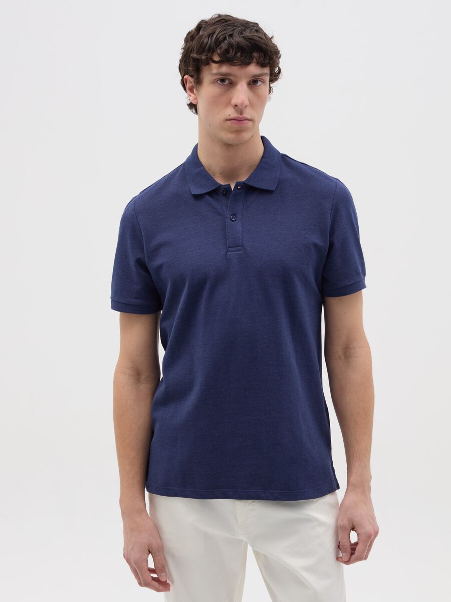 Regular-fit polo shirt in cotton_0