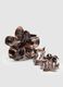 Women's Brown Flower Design Hair Clips_1