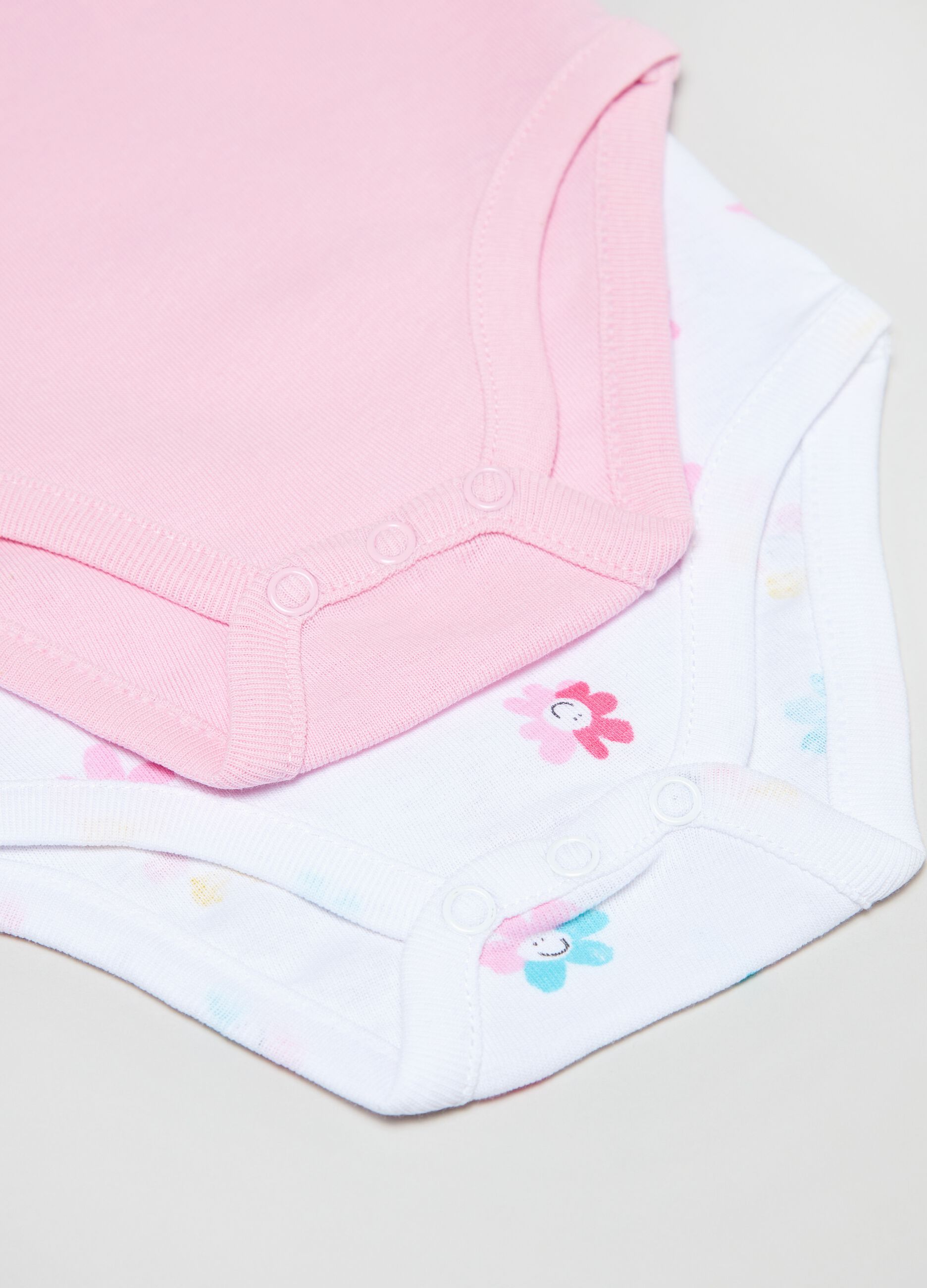 Bipack body in cotone stampa margherite_1