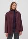 Red rain jacket with zip and hood_0